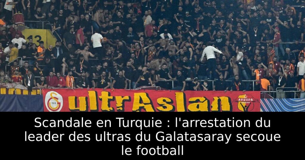 Scandale en Turquie : l&rsquo;arrestation du leader des ultras du Galatasaray secoue le football