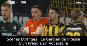 Scènes Étranges : Le Gardien de Vitesse S&rsquo;En Prend à un Adversaire