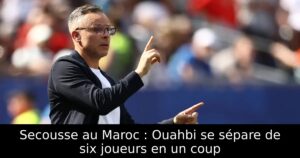 Secousse au Maroc : Ouahbi se sépare de six joueurs en un coup