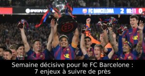 Semaine décisive pour le FC Barcelone : 7 enjeux à suivre de près