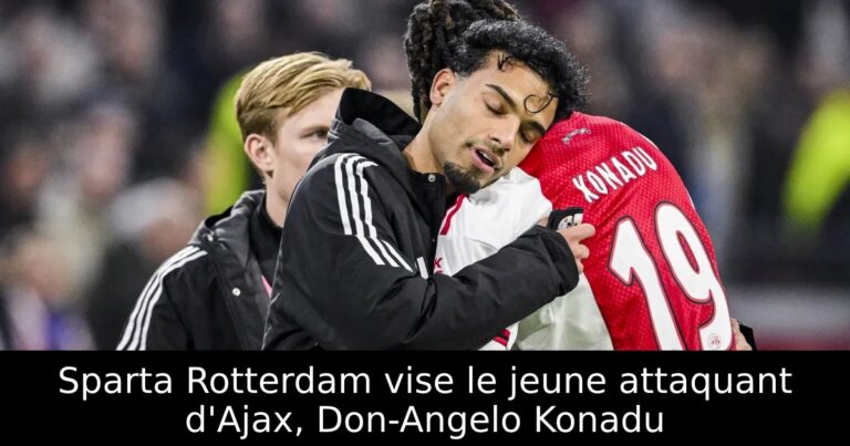 Sparta Rotterdam vise le jeune attaquant d'Ajax, Don-Angelo Konadu