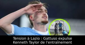 Tension à Lazio : Gattuso expulse Kenneth Taylor de l&rsquo;entraînement