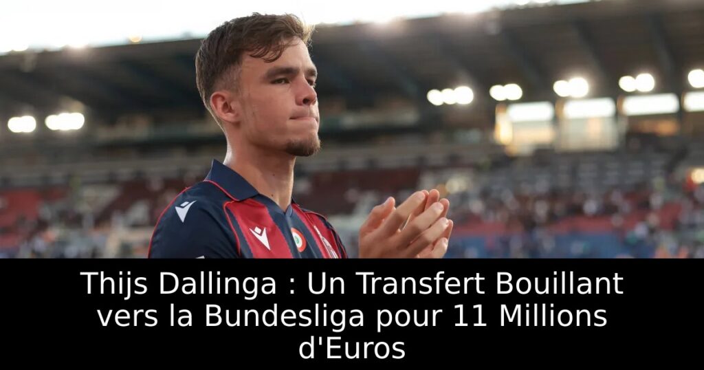 Thijs Dallinga : Un Transfert Bouillant vers la Bundesliga pour 11 Millions d&rsquo;Euros