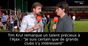 Tim Krul remarque un talent précieux à l&rsquo;Ajax : « Je suis certain que de grands clubs s&rsquo;y intéressent »