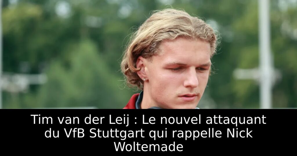 Tim van der Leij : Le nouvel attaquant du VfB Stuttgart qui rappelle Nick Woltemade