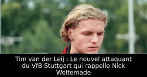 Tim van der Leij : Le nouvel attaquant du VfB Stuttgart qui rappelle Nick Woltemade