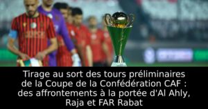 Tirage au sort des tours préliminaires de la Coupe de la Confédération CAF : des affrontements à la portée d&rsquo;Al Ahly, Raja et FAR Rabat