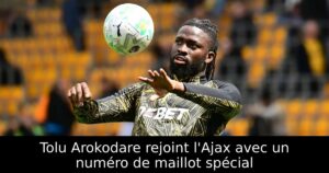 Tolu Arokodare rejoint l&rsquo;Ajax avec un numéro de maillot spécial