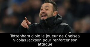 Tottenham cible le joueur de Chelsea Nicolas Jackson pour renforcer son attaque