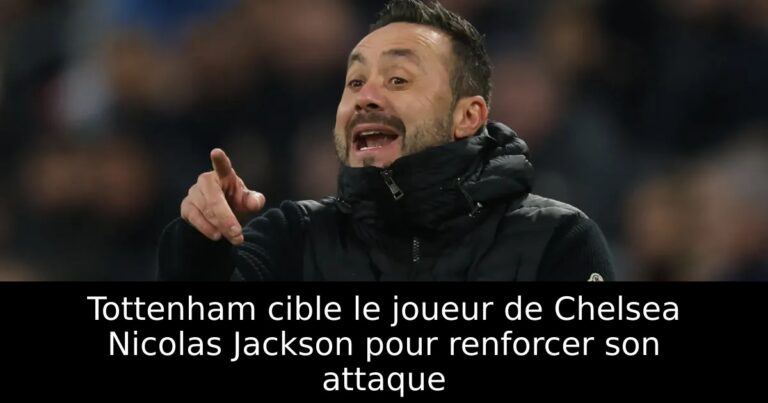 Tottenham cible le joueur de Chelsea Nicolas Jackson pour renforcer son attaque