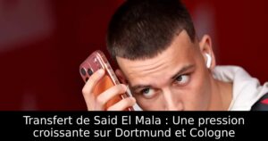 Transfert de Said El Mala : Une pression croissante sur Dortmund et Cologne