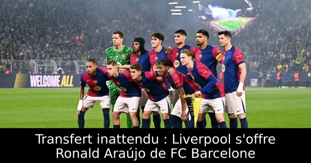 Transfert inattendu : Liverpool s&rsquo;offre Ronald Araújo de FC Barcelone