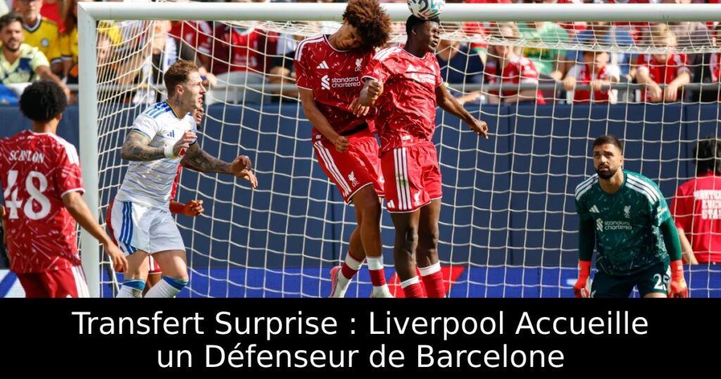 Transfert Surprise : Liverpool Accueille un Défenseur de Barcelone