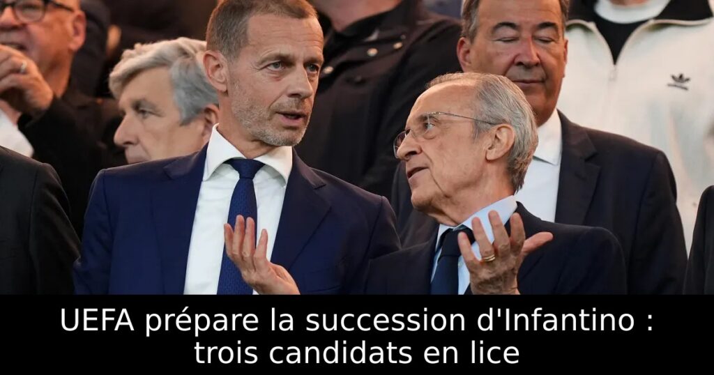 UEFA prépare la succession d&rsquo;Infantino : trois candidats en lice