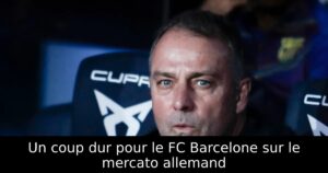 Un coup dur pour le FC Barcelone sur le mercato allemand