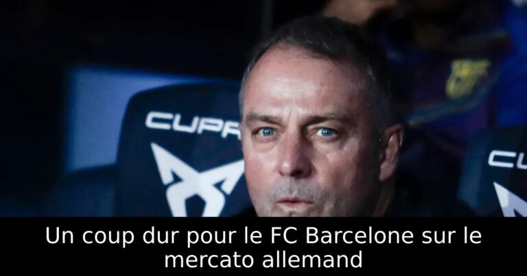 Un coup dur pour le FC Barcelone sur le mercato allemand