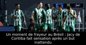 Un moment de frayeur au Brésil : Jacy de Coritiba fait sensation après un but inattendu