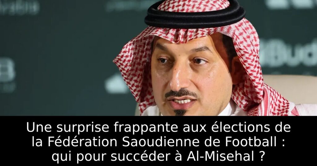 Une surprise frappante aux élections de la Fédération Saoudienne de Football : qui pour succéder à Al-Misehal ?