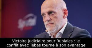 Victoire judiciaire pour Rubiales : le conflit avec Tebas tourne à son avantage