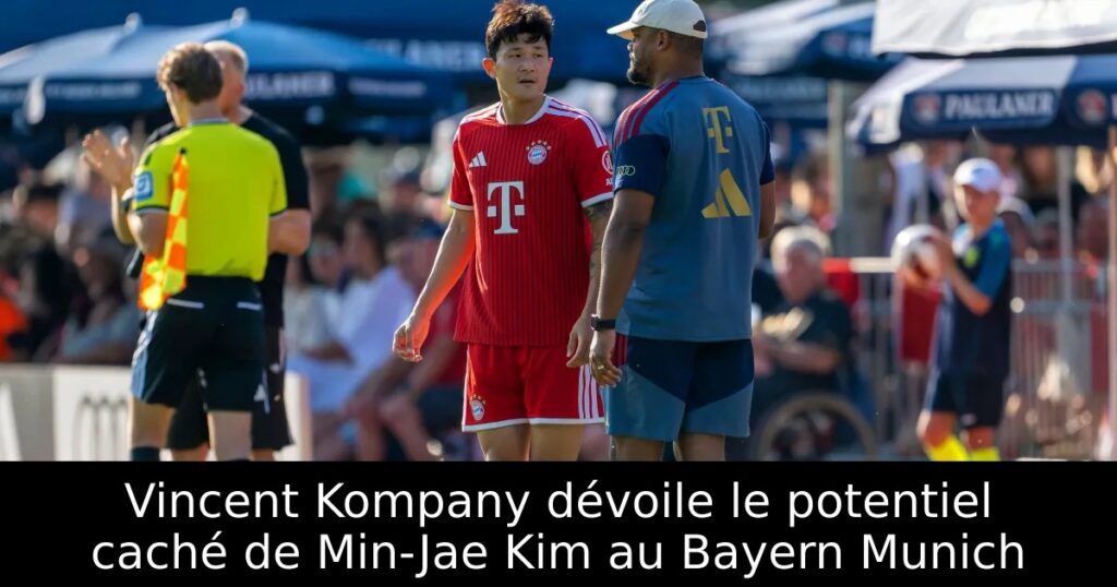 Vincent Kompany dévoile le potentiel caché de Min-Jae Kim au Bayern Munich