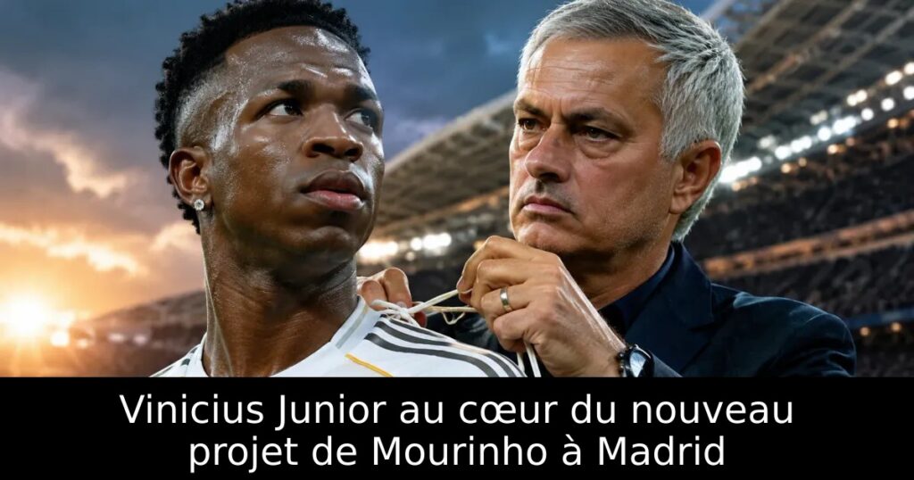 Vinicius Junior au cœur du nouveau projet de Mourinho à Madrid