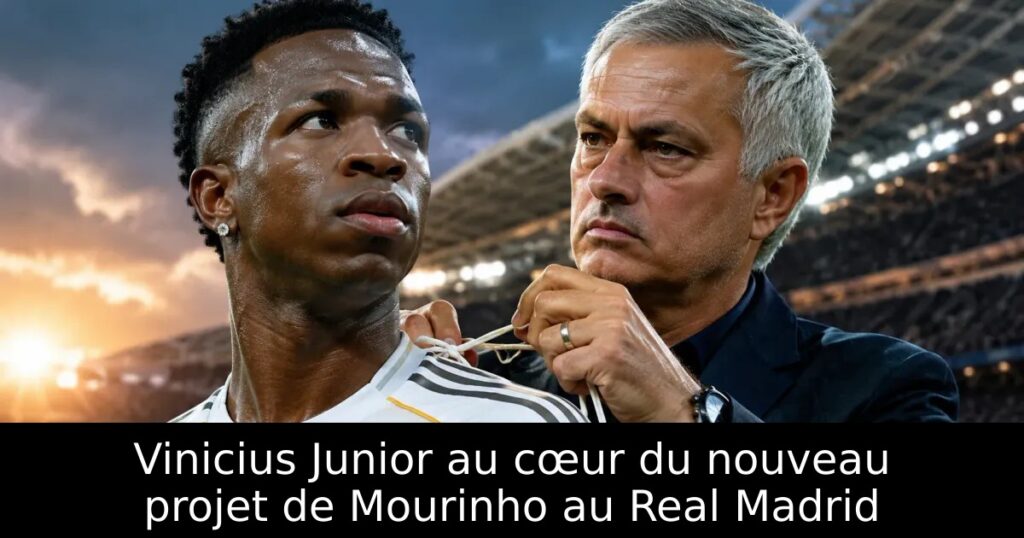 Vinicius Junior au cœur du nouveau projet de Mourinho au Real Madrid