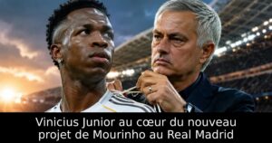 Vinicius Junior au cœur du nouveau projet de Mourinho au Real Madrid