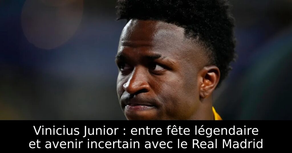 Vinicius Junior : entre fête légendaire et avenir incertain avec le Real Madrid