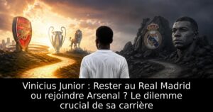 Vinicius Junior : Rester au Real Madrid ou rejoindre Arsenal ? Le dilemme crucial de sa carrière