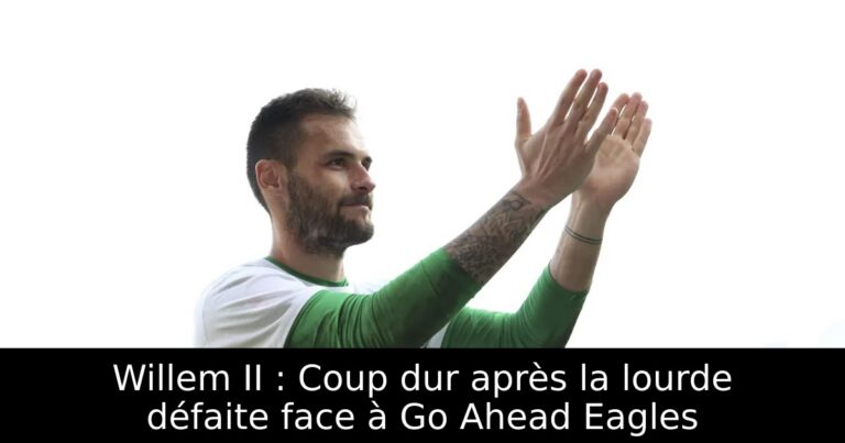 Willem II : Coup dur après la lourde défaite face à Go Ahead Eagles