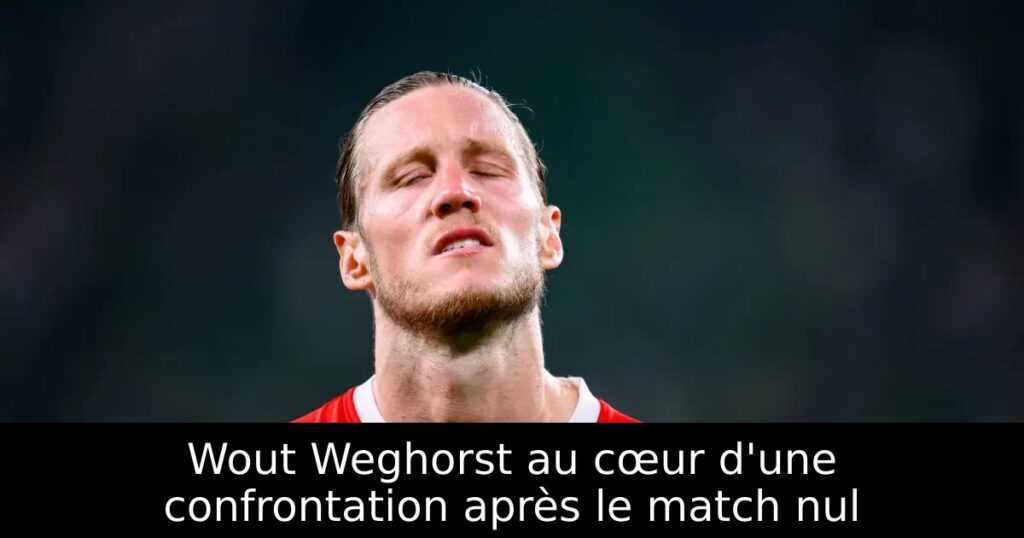 Wout Weghorst au cœur d&rsquo;une confrontation après le match nul