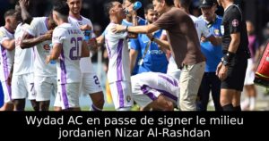 Wydad AC en passe de signer le milieu jordanien Nizar Al-Rashdan