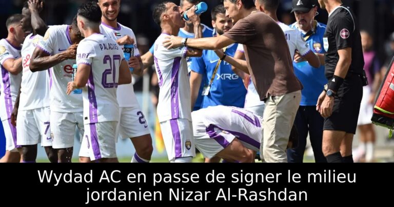 Wydad AC en passe de signer le milieu jordanien Nizar Al-Rashdan