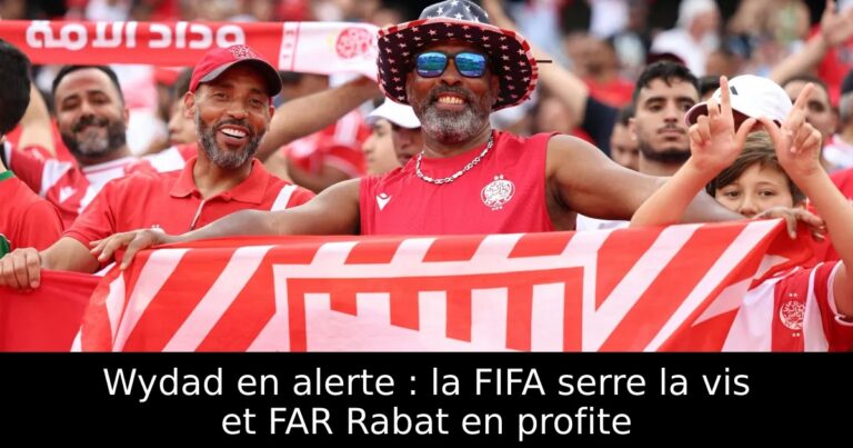 Wydad en alerte : la FIFA serre la vis et FAR Rabat en profite