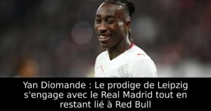 Yan Diomande : Le prodige de Leipzig s&rsquo;engage avec le Real Madrid tout en restant lié à Red Bull