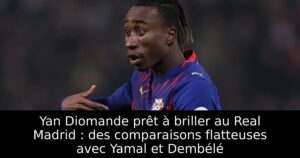 Yan Diomande prêt à briller au Real Madrid : des comparaisons flatteuses avec Yamal et Dembélé