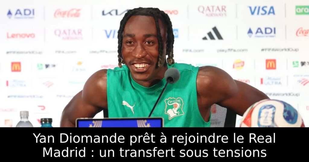 Yan Diomande prêt à rejoindre le Real Madrid : un transfert sous tensions