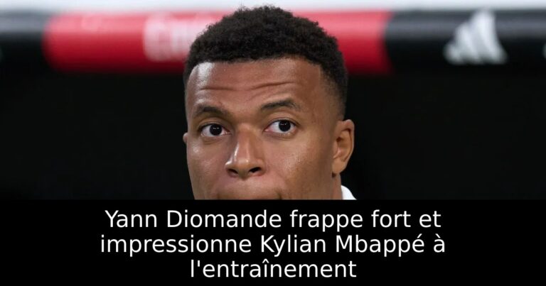 Yann Diomande frappe fort et impressionne Kylian Mbappé à l'entraînement