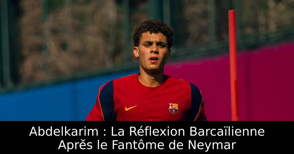 Abdelkarim : La Réflexion Barcaïlienne Aprè́s le Fantôme de Neymar