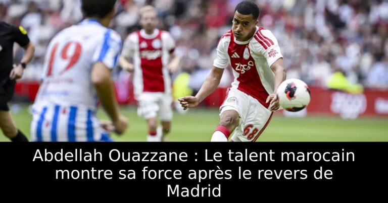 Abdellah Ouazzane : Le talent marocain montre sa force après le revers de Madrid
