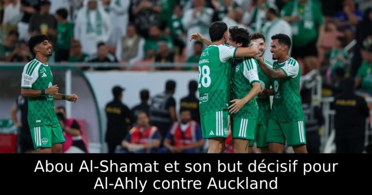 Abou Al-Shamat et son but décisif pour Al-Ahly contre Auckland