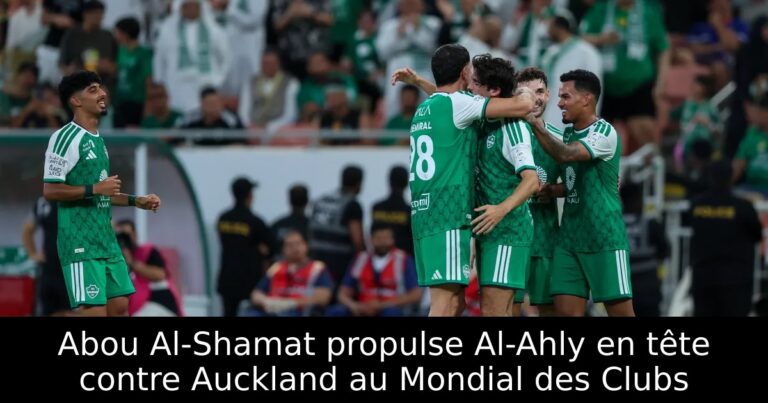 Abou Al-Shamat propulse Al-Ahly en tête contre Auckland au Mondial des Clubs