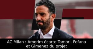 AC Milan : Amorim écarte Tomori, Fofana et Gimenez du projet
