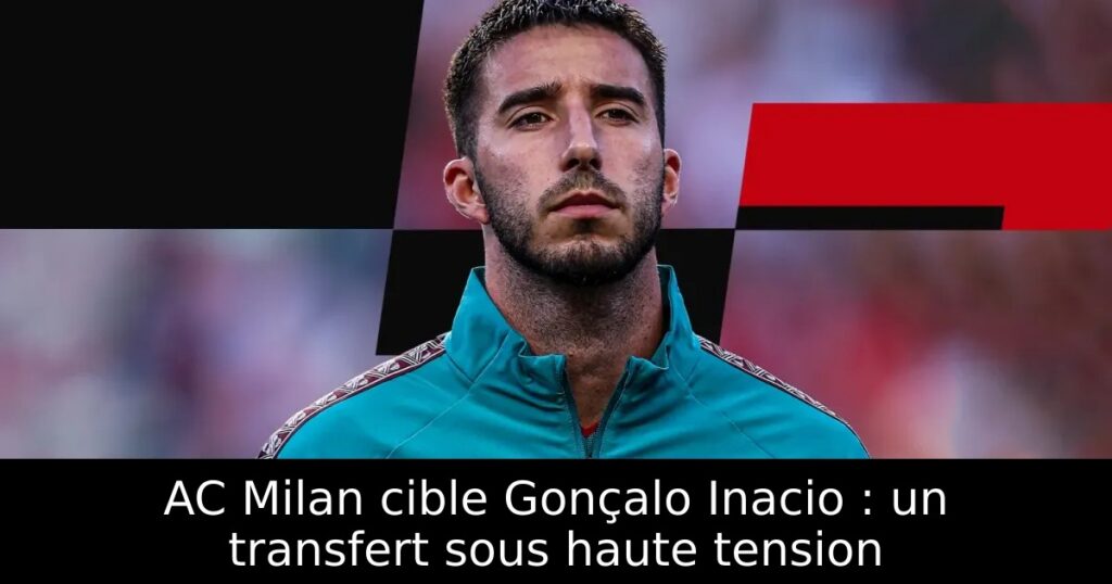 AC Milan cible Gonçalo Inacio : un transfert sous haute tension