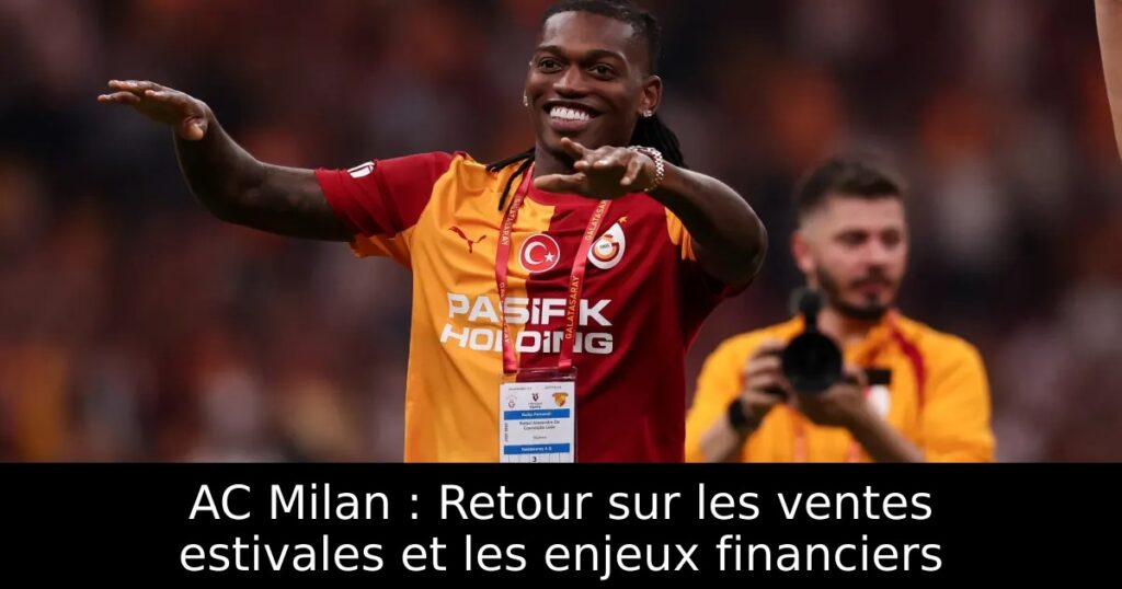 AC Milan : Retour sur les ventes estivales et les enjeux financiers