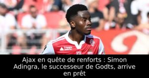 Ajax en quête de renforts : Simon Adingra, le successeur de Godts, arrive en prêt
