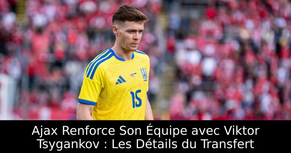 Ajax Renforce Son Équipe avec Viktor Tsygankov : Les Détails du Transfert