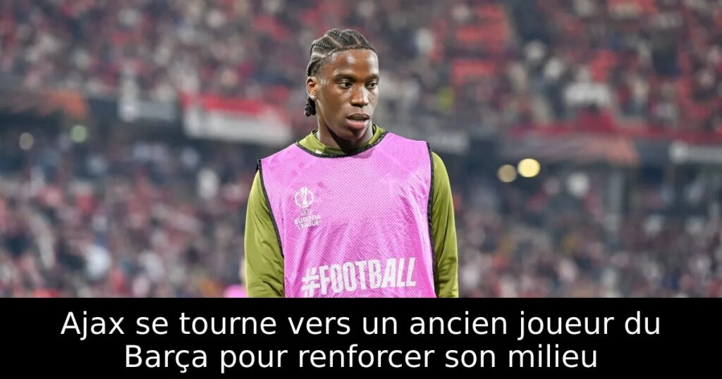 Ajax se tourne vers un ancien joueur du Barça pour renforcer son milieu