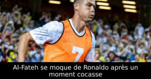 Al-Fateh se moque de Ronaldo après un moment cocasse