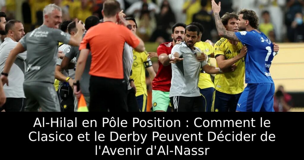 Al-Hilal en Pôle Position : Comment le Clasico et le Derby Peuvent Décider de l&rsquo;Avenir d&rsquo;Al-Nassr